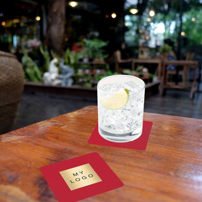 Posavasos Cuadrado De Papel Logo de Red Business (Subido por el creador)