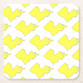 Posavasos Cuadrado De Papel Louisiana