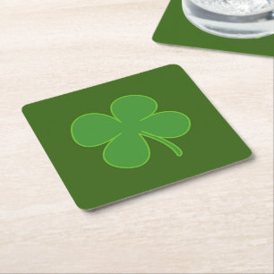 Posavasos Cuadrado De Papel Lucky