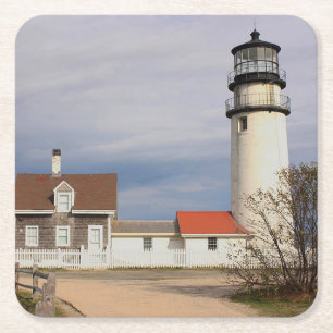 Posavasos Cuadrado De Papel Luz de Cape Cod