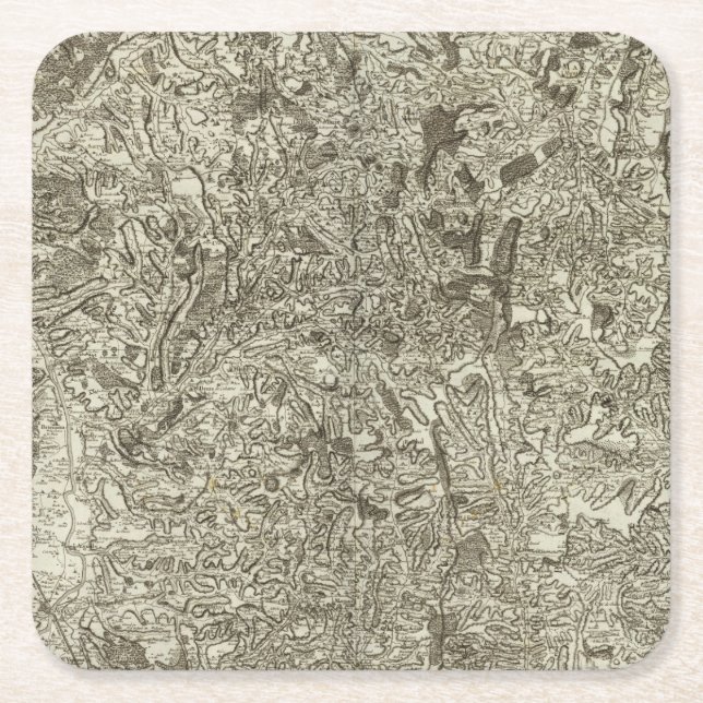 Posavasos Cuadrado De Papel Macon (Anverso)