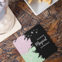 Posavasos Cuadrado De Papel Magical Birthday