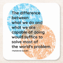 Mahatma Gandhi Somos citas