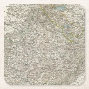 Posavasos Cuadrado De Papel Mahren, Oesterr Schlesien