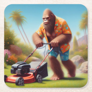 Posavasos Cuadrado De Papel Mando de pie grande