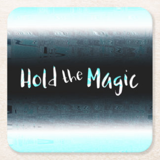 Posavasos Cuadrado De Papel Mantener la magia