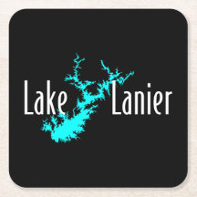 Mapa del lago Lanier Georgia Embarcaciones y pesca
