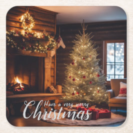 Posavasos Cuadrado De Papel Máquinas de revestimiento | Escena cinco