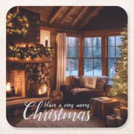 Posavasos Cuadrado De Papel Máquinas de revestimiento | Escena diez