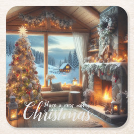 Posavasos Cuadrado De Papel Máquinas de revestimiento | Escena Doce