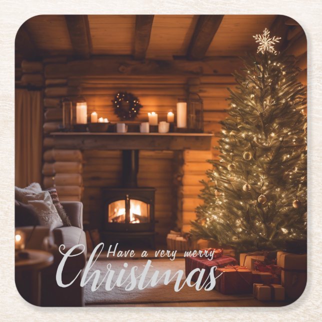 Posavasos Cuadrado De Papel Máquinas de revestimiento | Escena nueve (Anverso)