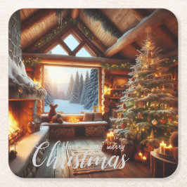 Posavasos Cuadrado De Papel Máquinas de revestimiento | Escena once