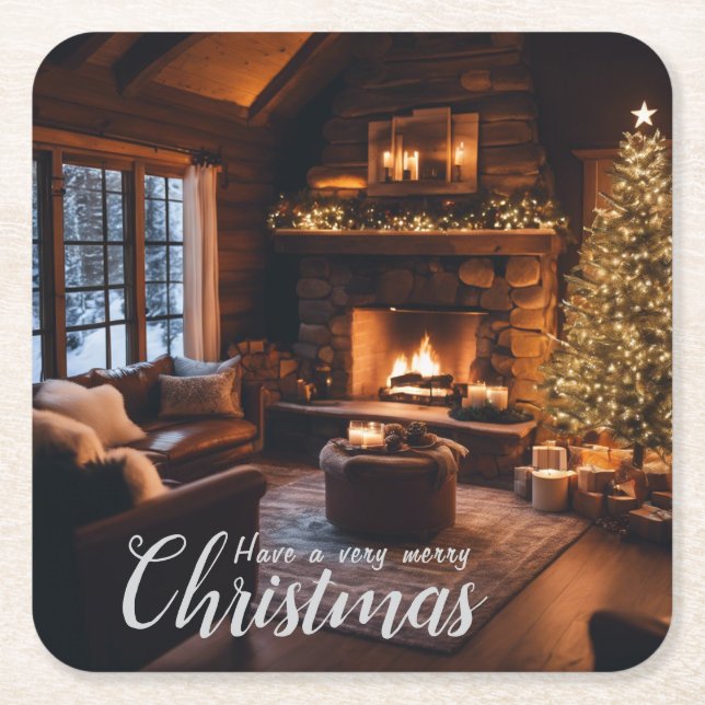 Posavasos Cuadrado De Papel Máquinas de revestimiento | Escena siete (Anverso)