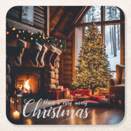 Posavasos Cuadrado De Papel Máquinas de revestimiento | Escena uno