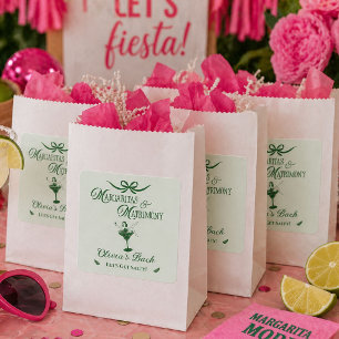 Posavasos Cuadrado De Papel Margaritas y Matrimonio Fiesta de Despedida de Sol