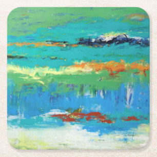 Posavasos Cuadrado De Papel Más