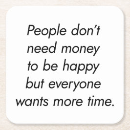 Posavasos Cuadrado De Papel Más tiempo de copia de papel