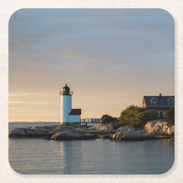 Posavasos Cuadrado De Papel Massachusetts, Gloucester, Annisquam, Annisquam (Anverso)