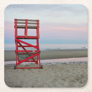 Posavasos Cuadrado De Papel Massachusetts, Gloucester, Good Harbor Beach
