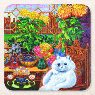 Posavasos Cuadrado De Papel Master de Cat College