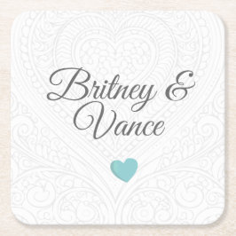 Posavasos Cuadrado De Papel Máster de cocina personalizado