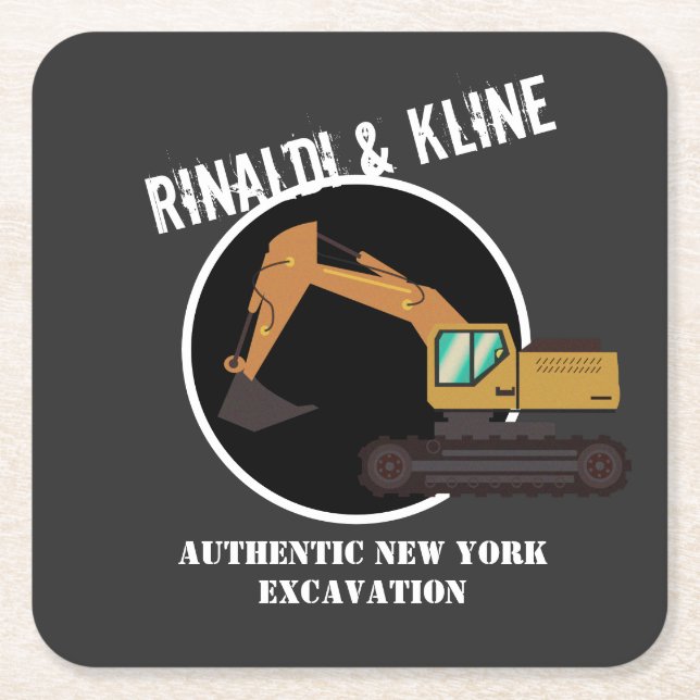 Posavasos Cuadrado De Papel Máster de R&K (Anverso)