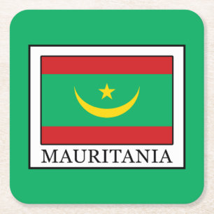 Posavasos Cuadrado De Papel Mauritania