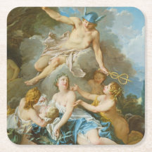 Mercurio confiando el bebé Baccus a las ninfas