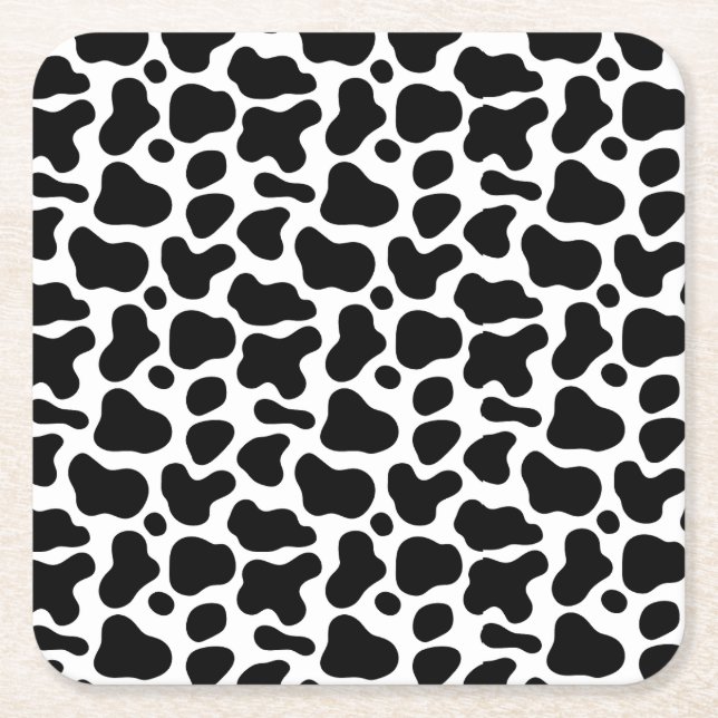 Posavasos Cuadrado De Papel Meuh Meuh Meuh (Anverso)