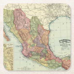 Posavasos Cuadrado De Papel México 7