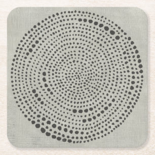 Posavasos Cuadrado De Papel Mitos - Círculo