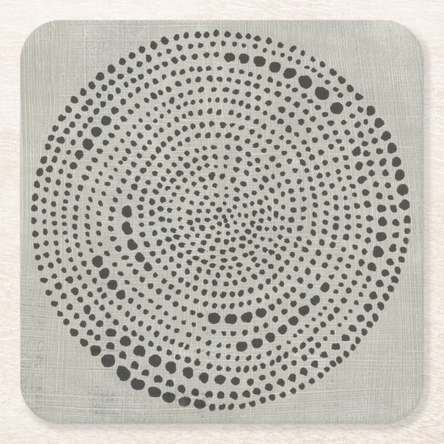 Posavasos Cuadrado De Papel Mitos - Círculo (Anverso)