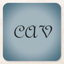 Posavasos Cuadrado De Papel Mochila de cadena de dibujo