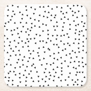 Posavasos Cuadrado De Papel Modelo escandinavo del triángulo del estilo