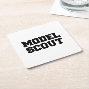 POSAVASOS CUADRADO DE PAPEL MODELO SCOUT