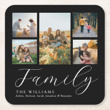 Moderno Collage de fotos Personalizado Elegante Fa