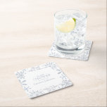 Posavasos Cuadrado De Papel Moderno Dusty Blue Snowflake Winter Bridal Shower<br><div class="desc">Presentamos la sensacional modernidad Dusty Blue Snowflake Winter Bridal Shower Square Paper Coaster! Esta creación encantadora es la adición perfecta a su mágico romanticismo invernal. ¿Estás listo para llevar tu ducha de novia al siguiente nivel de elegancia? Imaginen un día de invierno, una suave nevada y una acogedora reunión de...</div>