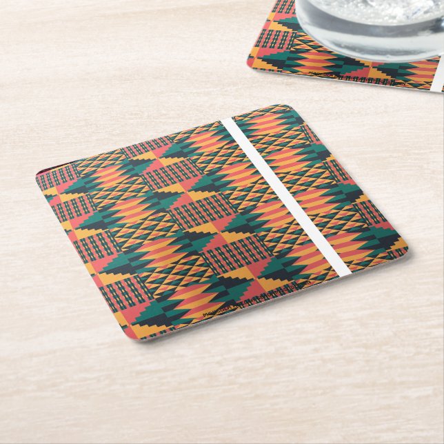 POSAVASOS CUADRADO DE PAPEL MOJISOLA ADEOLA GBADAMOSI NAPKIN (En perspectiva)