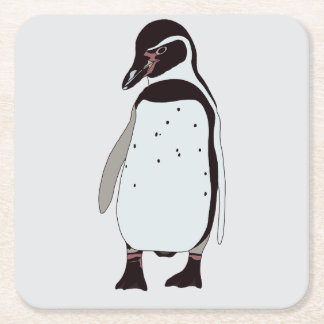Posavasos Cuadrado De Papel Monasterio de pingüino