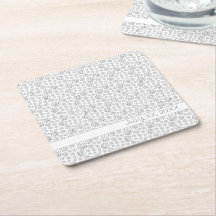 Monochromatic Black Geometric Swirls Pattern