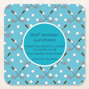 Posavasos Cuadrado De Papel Montaña de papel Fiesta de golf