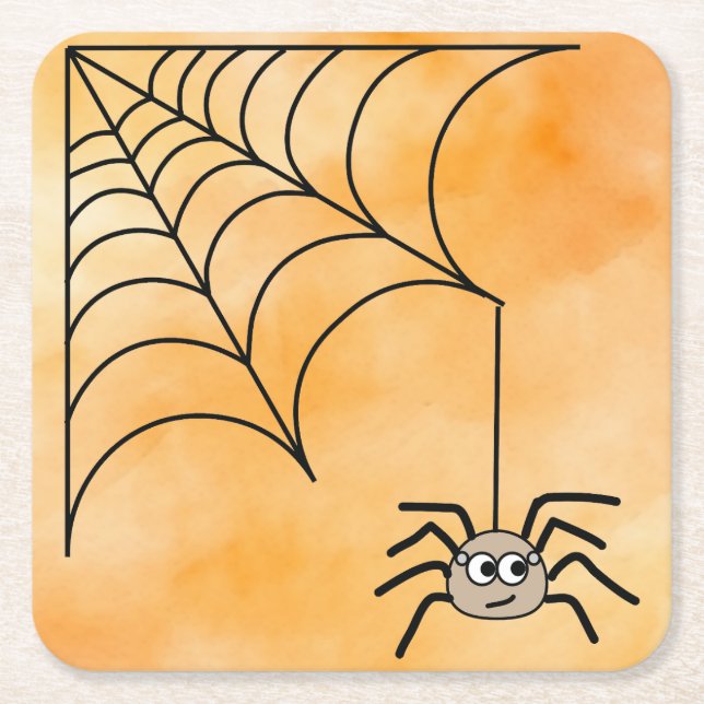 Posavasos Cuadrado De Papel Montaña - Papel (Anverso)