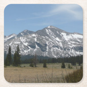 Posavasos Cuadrado De Papel Montañas Sierra Nevada I desde Yosemite