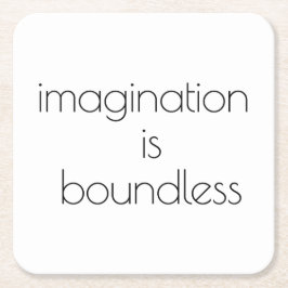 Posavasos Cuadrado De Papel Montura de papel de imagen