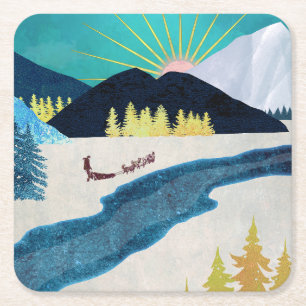 Posavasos Cuadrado De Papel Morning Musher