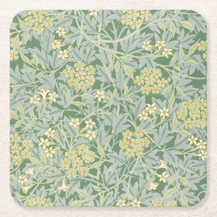 Posavasos Cuadrado De Papel Morris Vine & Jasmine Garden Flor Clásica