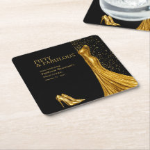 Mujer Elegante Fabuloso Vestido Dorado Cumpleaños