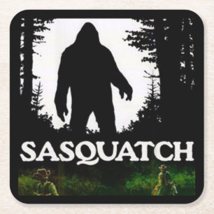 Posavasos Cuadrado De Papel Muy Guay Sasquatch