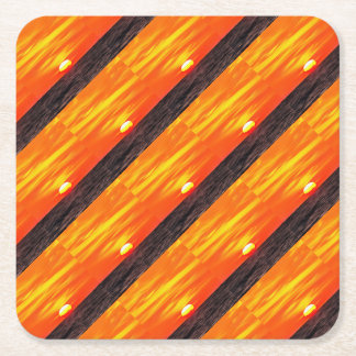 Posavasos Cuadrado De Papel Naranja artístico Aegean Sunset Akyaka