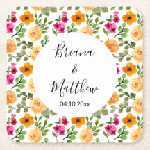 Naranja rosado Summer Floral